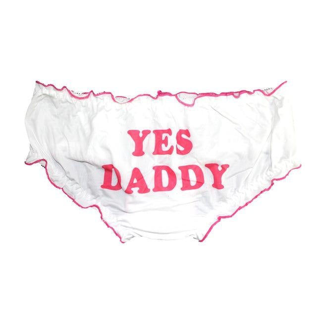 Panties In A Bunch Ruched Yes Daddy Underwear DDLG Playground