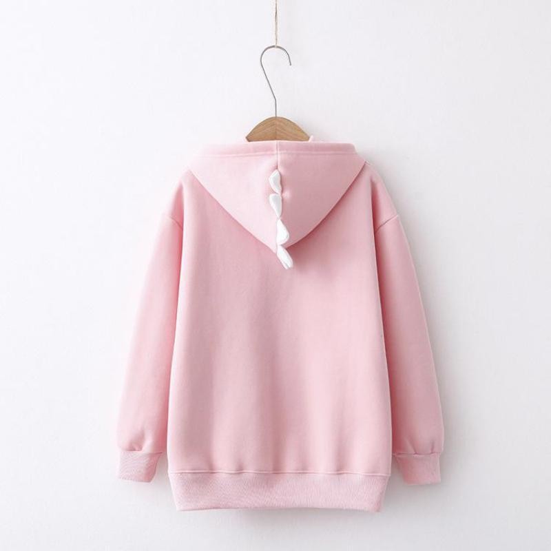 Pastel Dino Hoodie - sweater