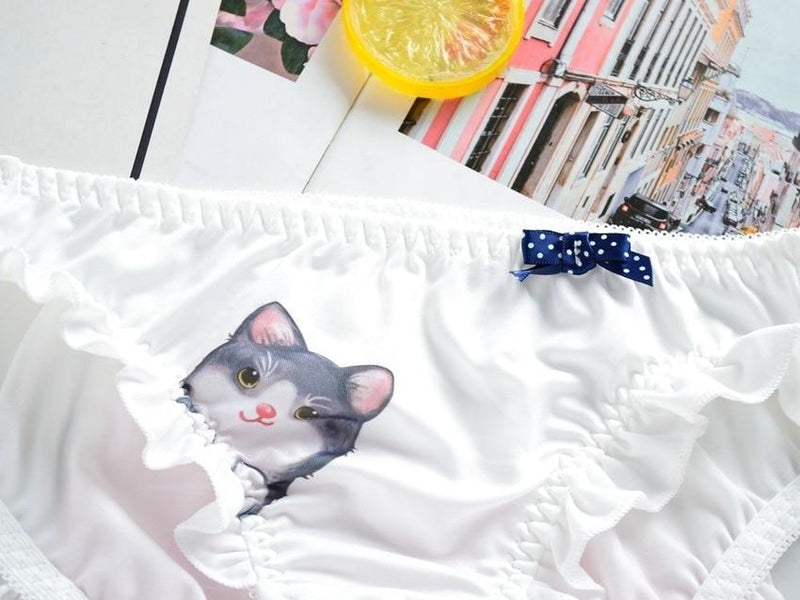 Peekaboo Kitten Panties - ab dl, abdl, adult baby, baby diaper lover,