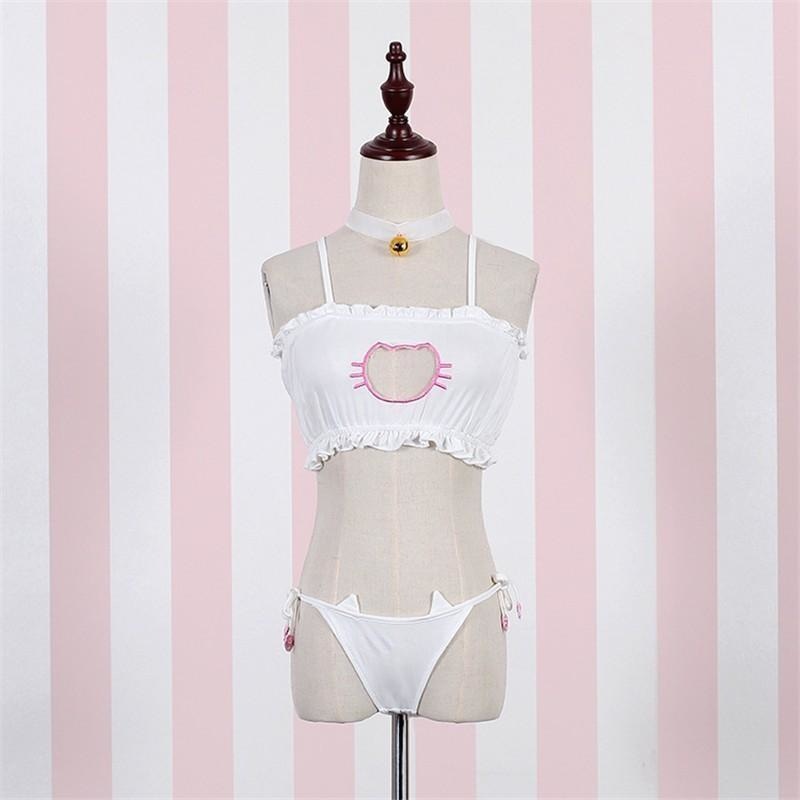 Kitten Neko Cat Anime Lingerie Set Intimate Outfit DDLG Playground Kitten Neko Cat Anime Lingerie Set Intimate Outfit DDLG Playground