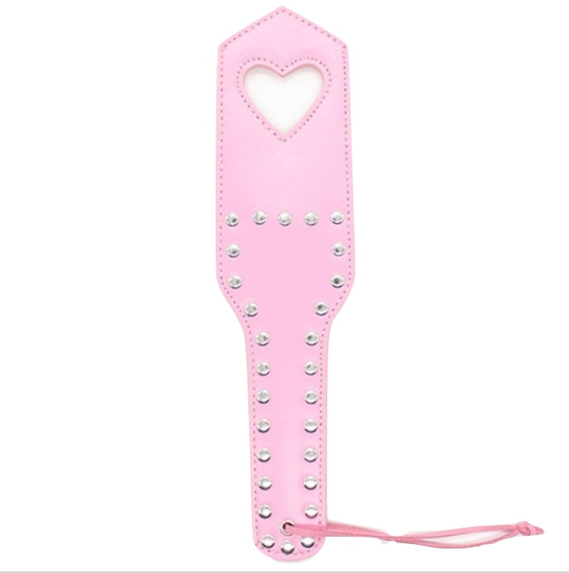 Pink Heart Sex Paddle Fetish Kink BDSM S&M Whip Pink Princess by DDLG Playground