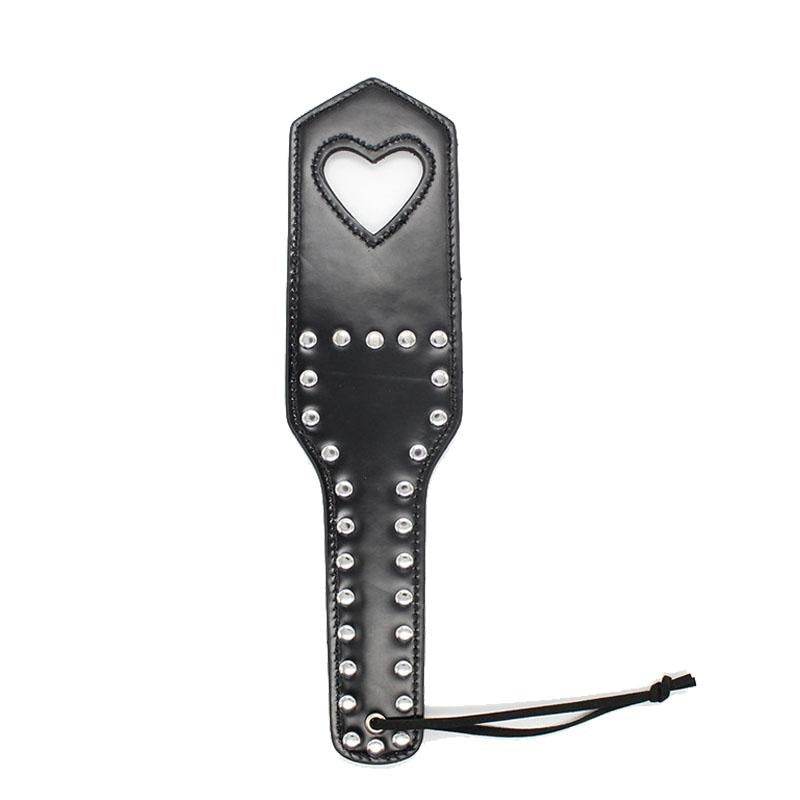 Pink Heart Paddle - Black 1 Heart - Accessories