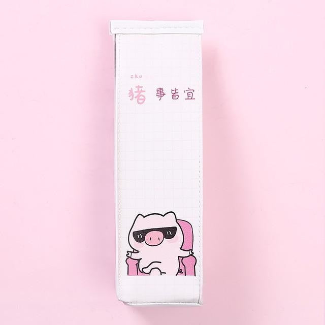 Pink Panther Makeup Bags - White Cool Pig Bag - bag