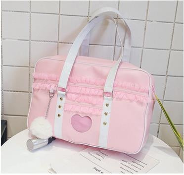 Pink Princess Duffle Bag - Pink Lace - Purse