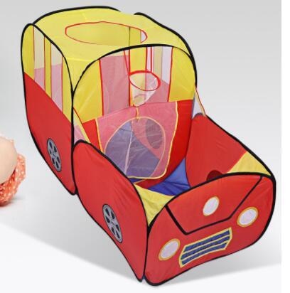 Red Car Play Tent Tunnel Ball Pit Basketball Net ABDL Ageplay Littlespace CGL Kink | DDLG Playground