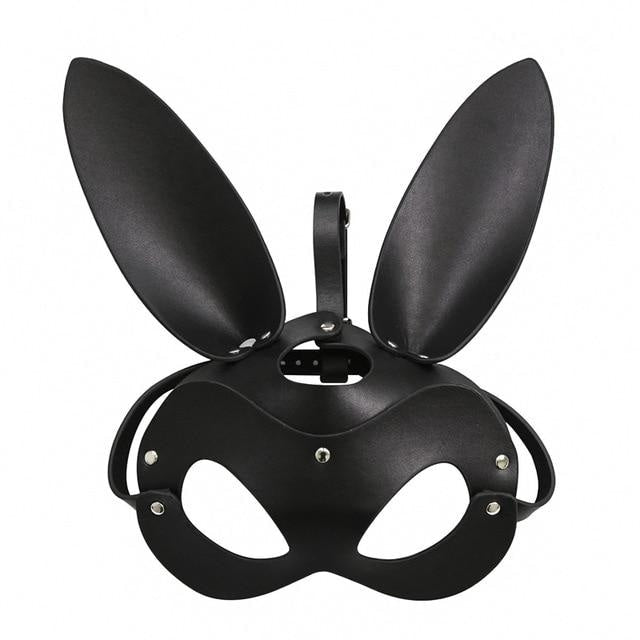 Pleather Petplay Mask (Many Animal Types) - Bunny - face mask, little pet, masks, pet play