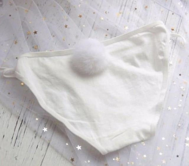 Poofy Bunny Tail Thongs Underwear Panties Bun – DDLG Playground