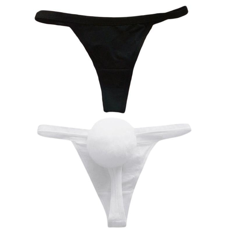 Poofy Bunny Tail Thongs Underwear Panties Bun – DDLG Playground