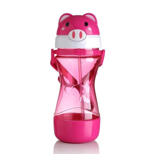 Kawaii Pink Pig Pop Top Animal Sippy Cups Baby Water Bottles ABDL CGL Ageplay  by DDLG Playground