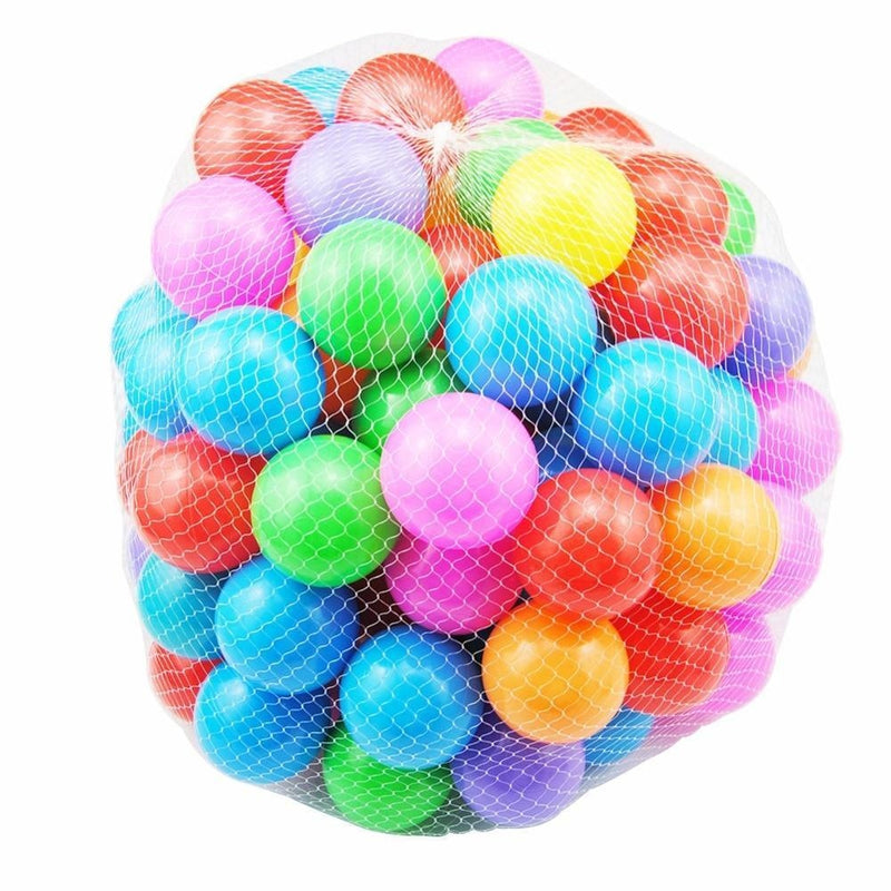 Princess Ball Pit - 100 Rainbow Balls - tent