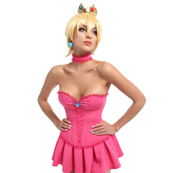 Princess Peach Corset Cosplay - S - cosplay, cosplaying, cosplays, costume, costumes