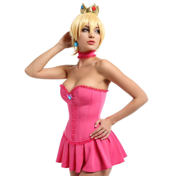 Princess Peach Corset Cosplay - cosplay, cosplaying, cosplays, costume, costumes