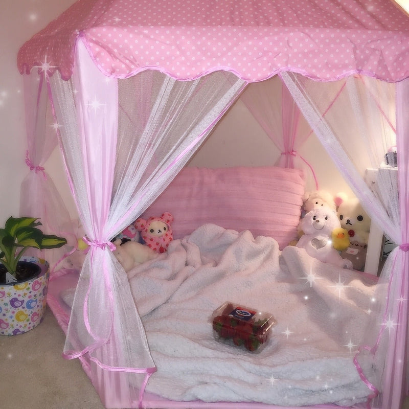 Princess Play Tent - bed canopy, bedroom playspace, canopies, glow in the dark