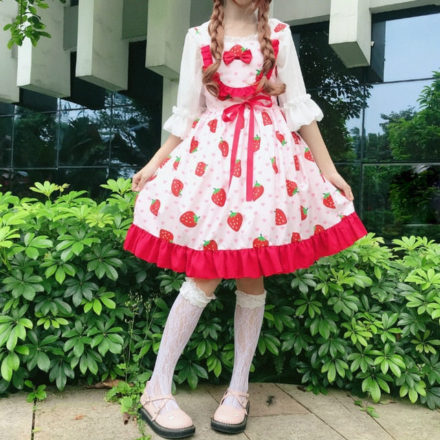 Cherry Sweetheart Dress
