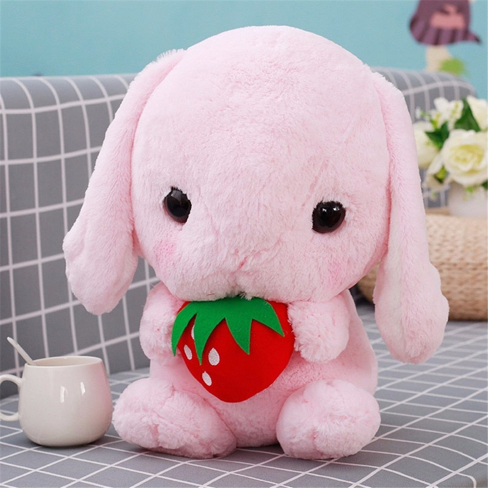 Kawaii Soft Pink Bunny Plush Stuffed Animal Toy | DDLG Playground