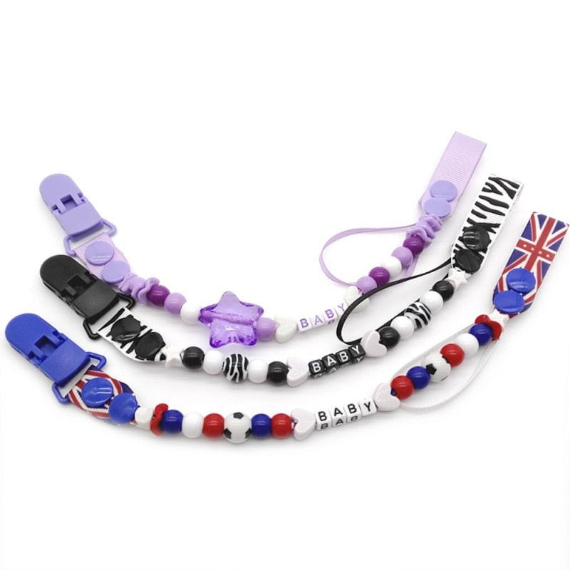 Beaded Pacifier Clips