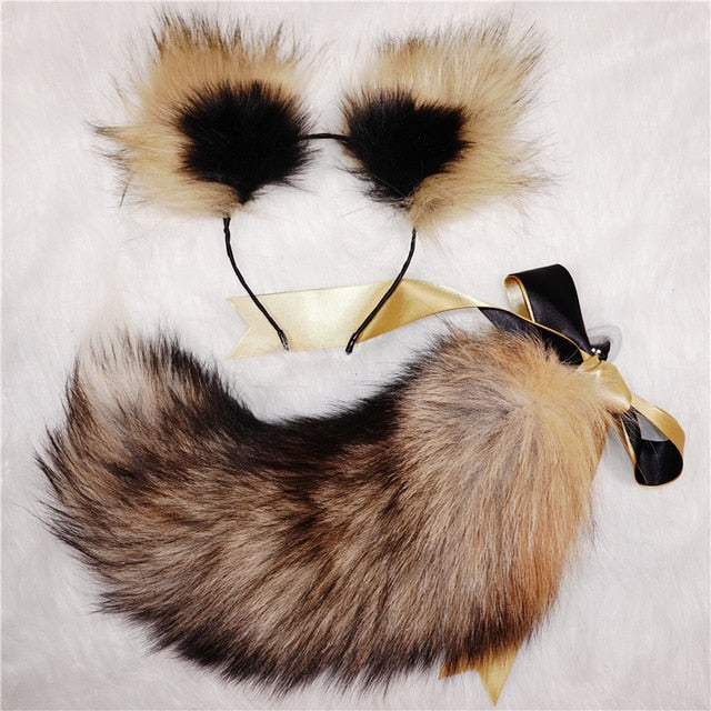 Luxury Realistic Fox Tail Plug Anal Butt Plug DDLG Playground Luxury Realistic Fox Tail Plug Anal Butt Plug DDLG Playground