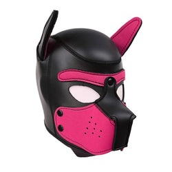 Colored Puppy Play Mask (8 Colors)