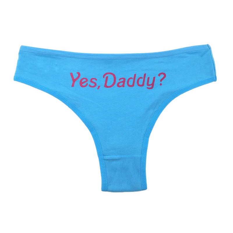 Pack Of 5 Yes Daddy Thongs