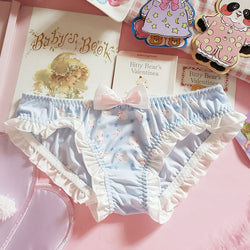 Bunny Rabbit Satin Undies Panties Lolita Underwear | DDLG Playground