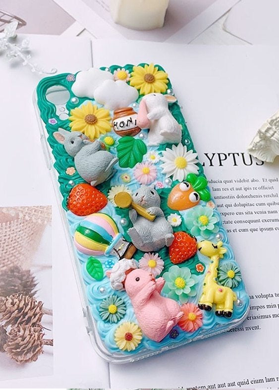 Spring Bunny iPhone Case