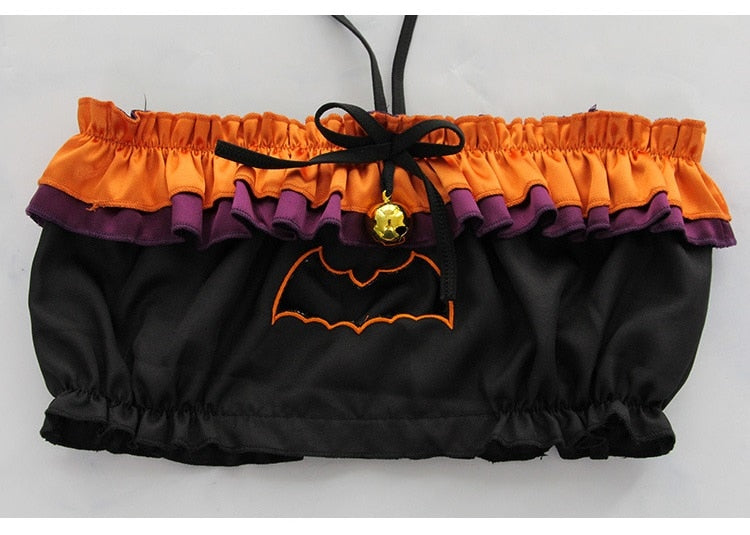 Peekaboo Bat Halloween Lingerie Set