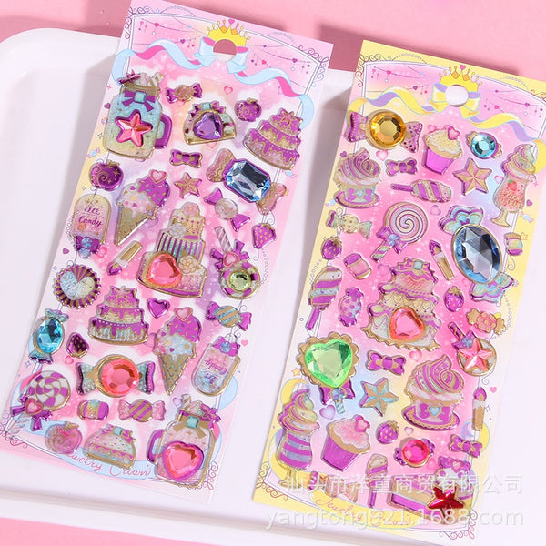Bejeweled Puffy Sticker Pack