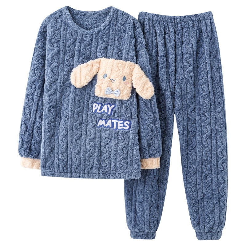 Thick Knit Kawaii Pajama Sets