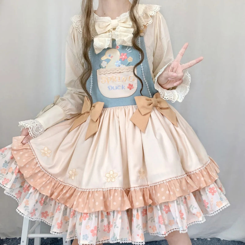 Spring Duckling Lolita Dress