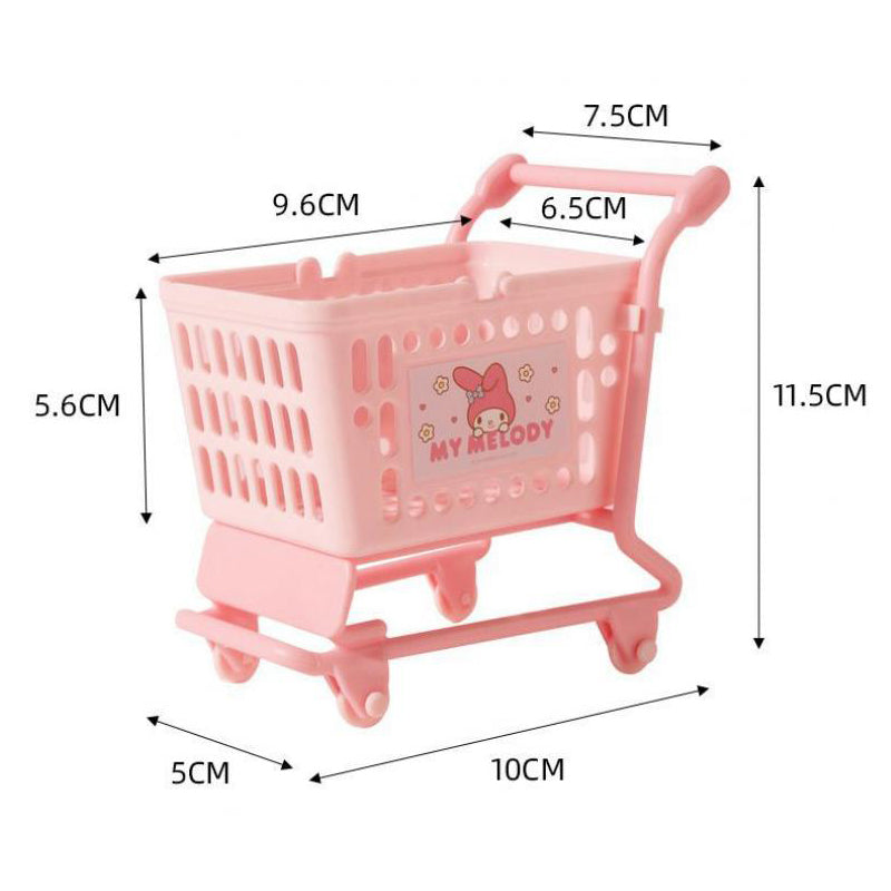 Kawaii Shopping Cart Storage