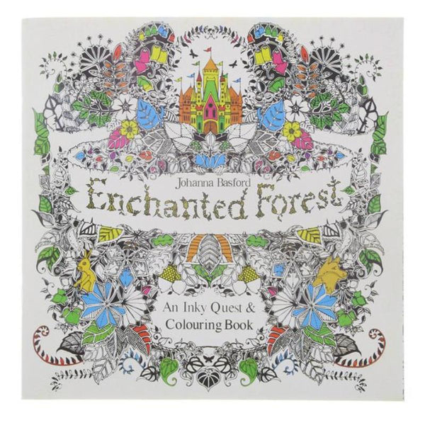 Enchanted Forest Adult Coloring Book Stress Relief Therapy Adult Baby ABDL Ageplay by DDLG Playground