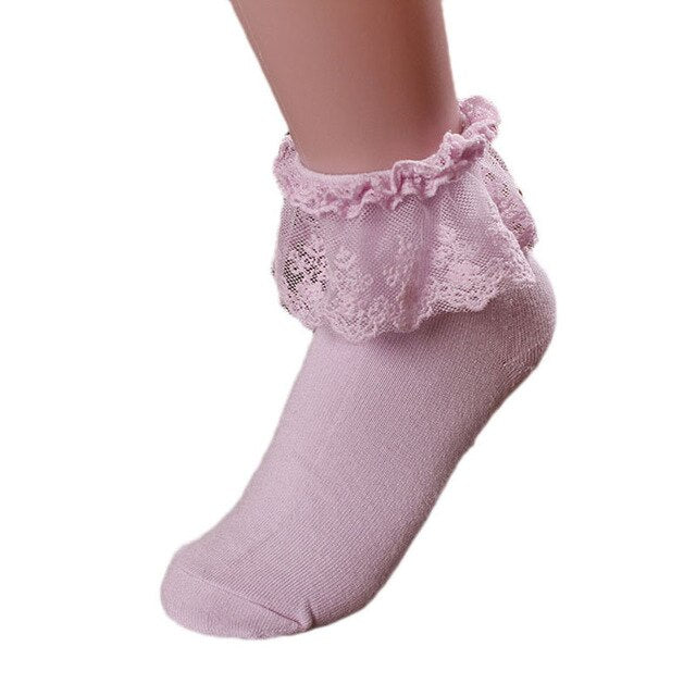 Ruffled Princess Ankle Socks Sweet Lolita Kawaii – DDLG Playground