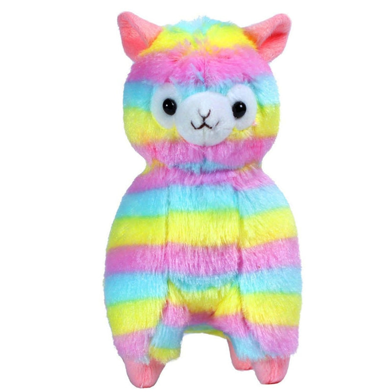 Rainbow Alpaca Plush Toy Soft Keychain Stuffed Animal Alpacasso Llama Kawai