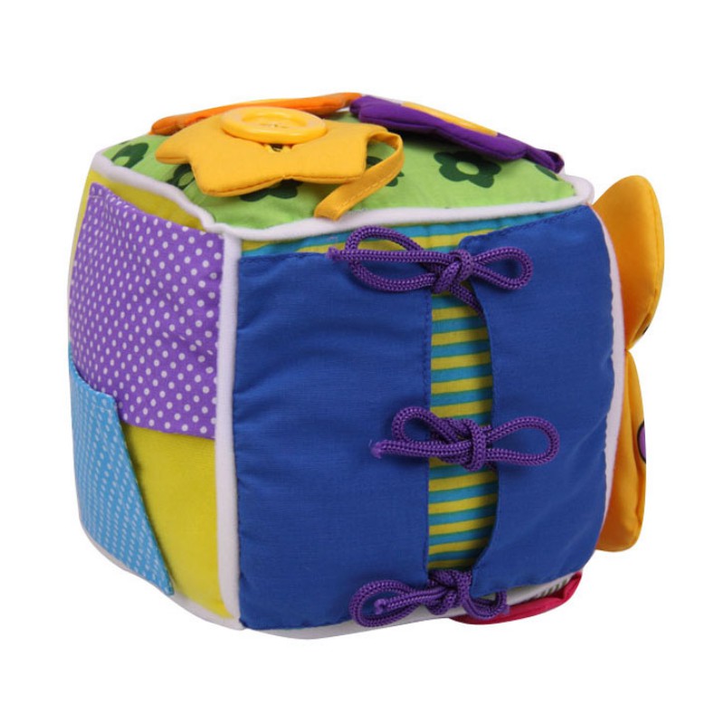 Plush Toy Play Cube Square Box Interactive DDLG Playground