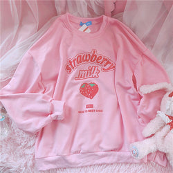 Strawberry Milk Sweatshirt