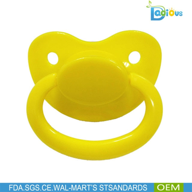 Orange Adult Pacifier Paci Binkie Soother – DDLG Playground