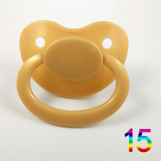 Orange Adult Pacifier Paci Binkie Soother – DDLG Playground