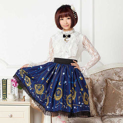 Midnight Astrology Lolita Skirt