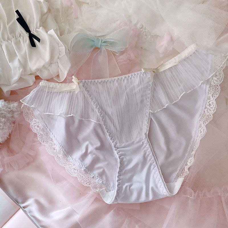 Purple Satin Panties - Qmilch / M - lingerie sets, panties, panty, underwewar, undies