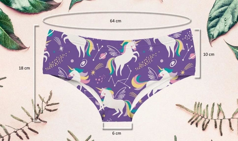 Purple Unicorn Panties - underwear