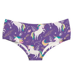 Purple Unicorn Panties - underwear