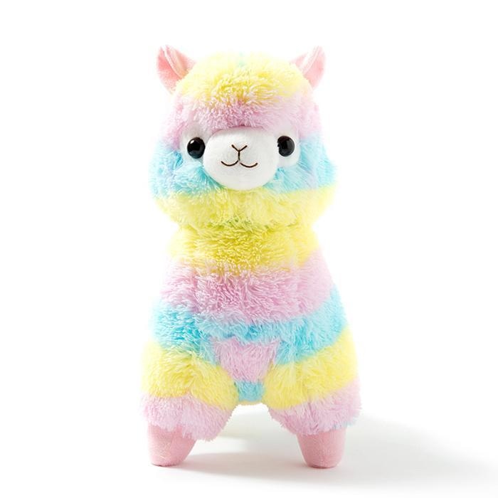 rainbow alpaca plush toy stuffed animal fairy kei kawaii plushies stuffies alpacasso by ddlg playground