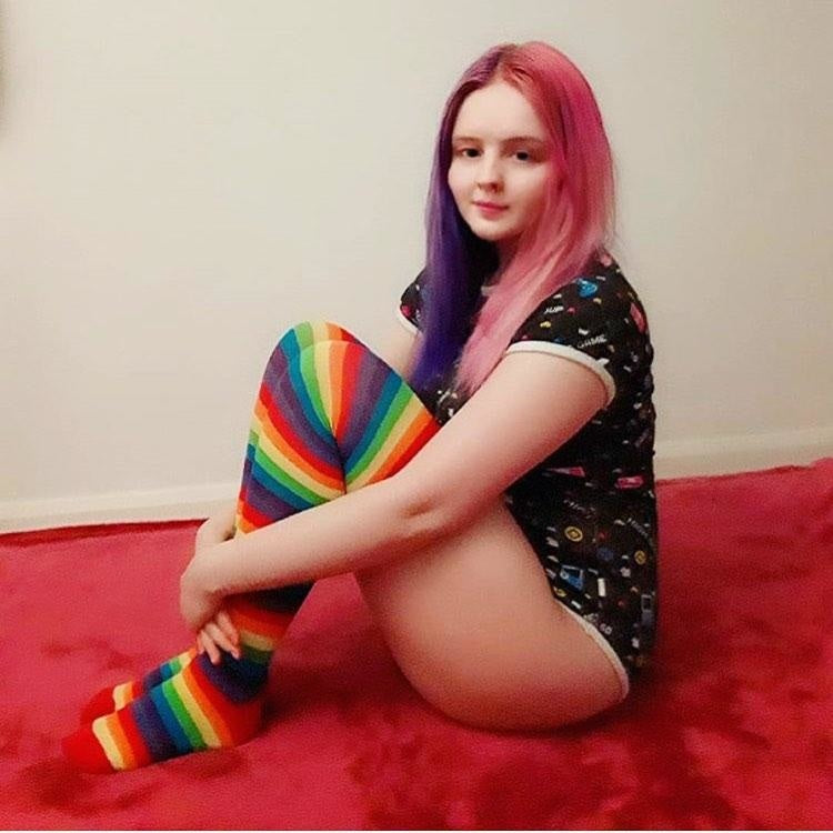Rainbow Knee Socks - socks