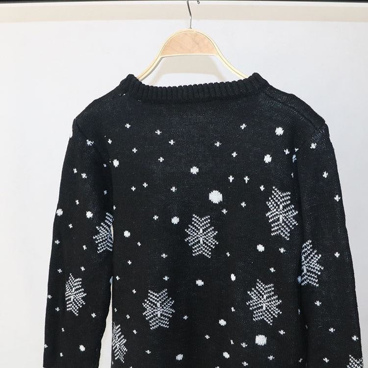 Reindeer Knit Sweater - christmas, crew neck, crewneck, crewneck sweater, crewnecks