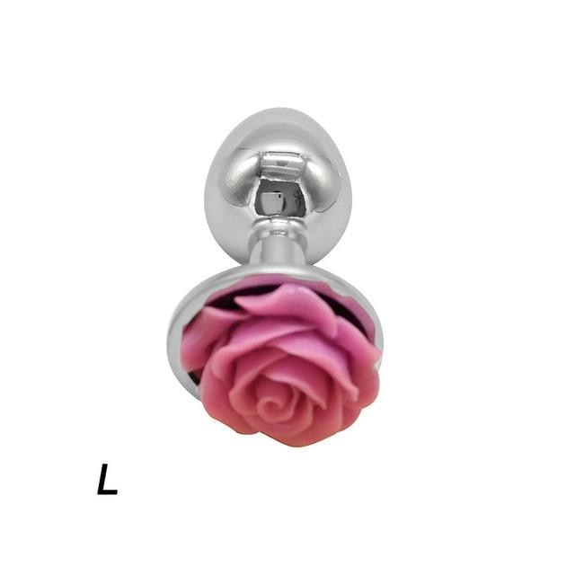 Rose Bud Butt Plugs Anal Sex Toy Beads Flowers BDSM Kink Fetish by DDLG Playground