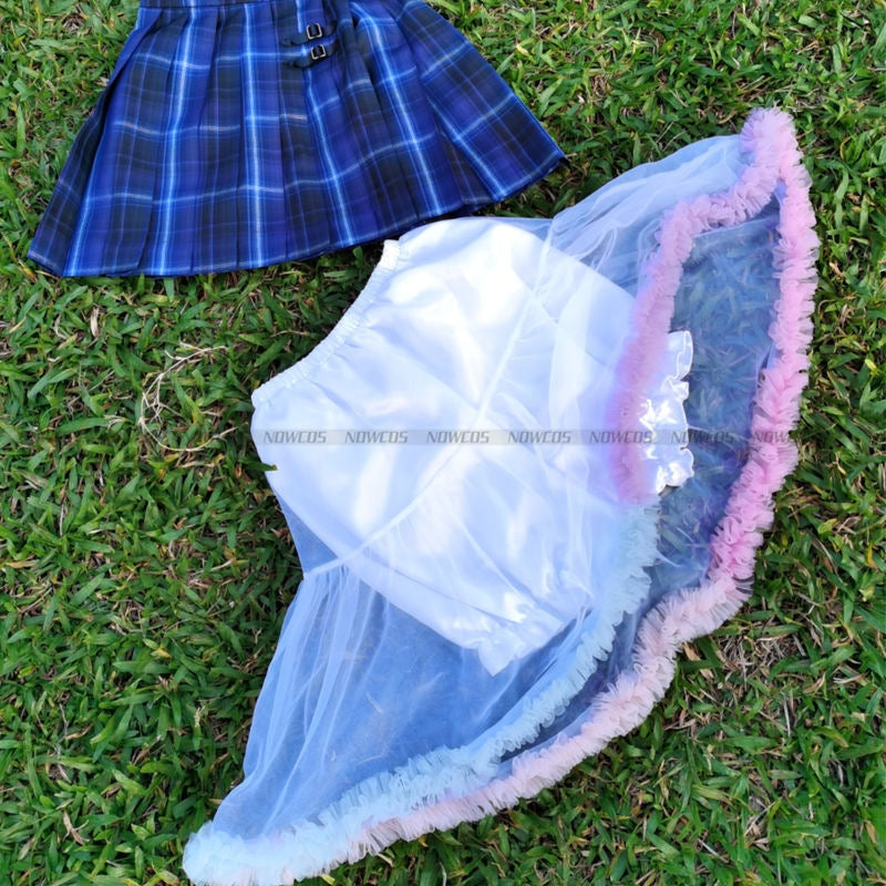 Ruffled Petticoat - bottoms, fairy kei, kawaii, pastel petticoat