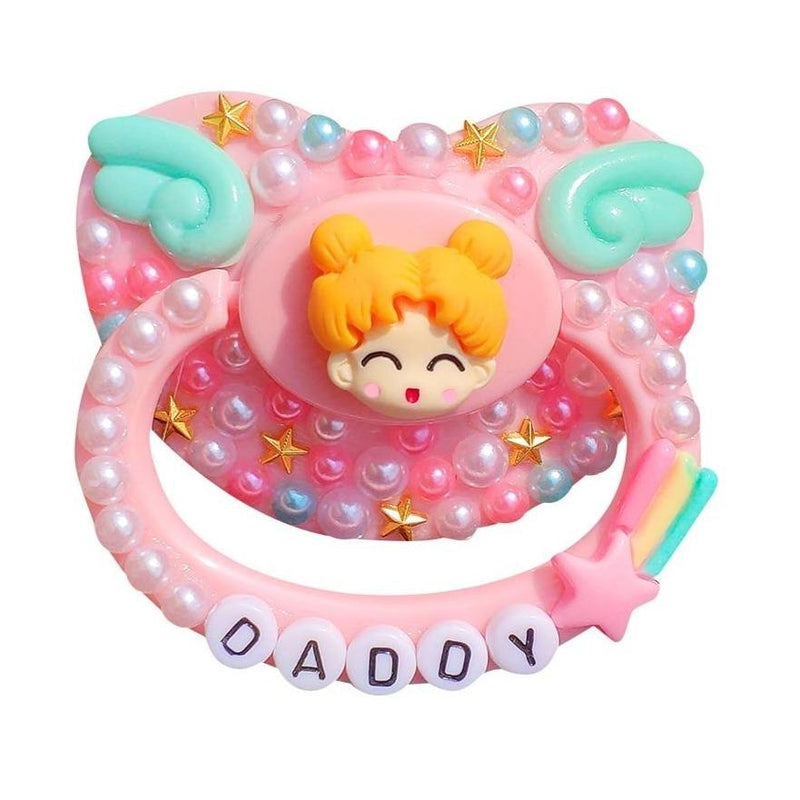 Sailor Daddy Deco Pacifier - adult babies, baby, baby diaper lover, pacifiers, binkies