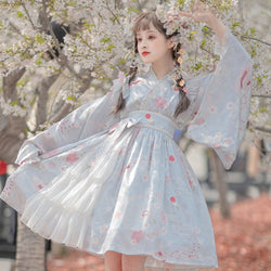 Sakura Kimono Lolita Dress - cherry blossom, china, chinese, dress, dresses