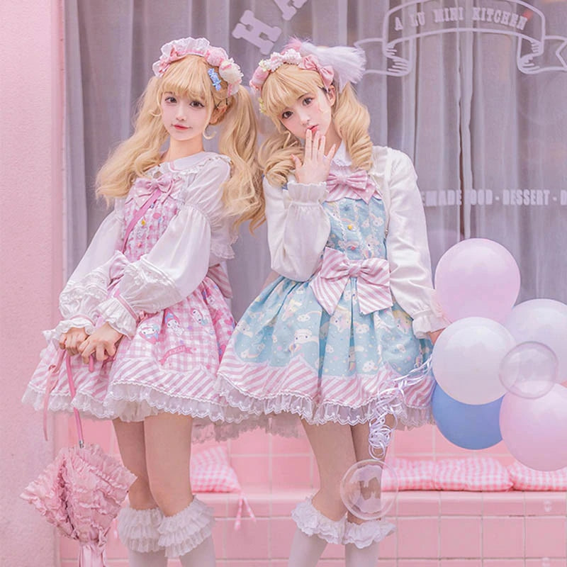 Cute Women Tights Harajuku Pink Kawaii Lolita Bear Bunny Girls Pantyhose