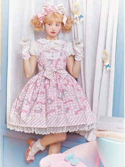 My Melody Cinnamoroll Kuromi Lolita JSK Dress Cosplay | DDLG Shop – DDLG Playground My Melody Cinnamoroll Kuromi Lolita JSK Dress Cosplay | DDLG Shop – DDLG Playground
